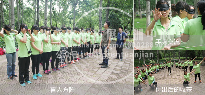盲人方阵